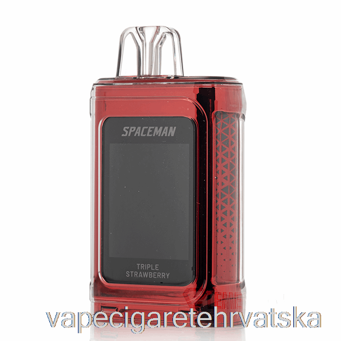 Vape Hrvatska Spaceman Prism 20k Disposable Triple Strawberry